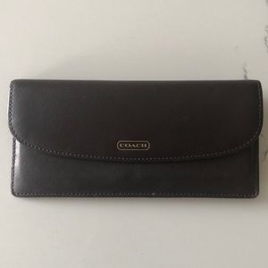 Coach Brown Leather Wallet